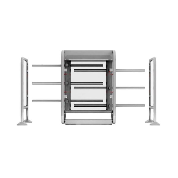 Двухпроходный роторный двухлопастной полуростовой турникет Gotschlich Vario 1100 D-180 (6VAR11D2A)