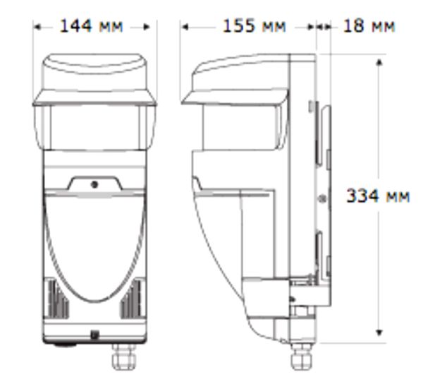 Лазерный сканирующий детектор Optex REDSCAN RLS-3060SH