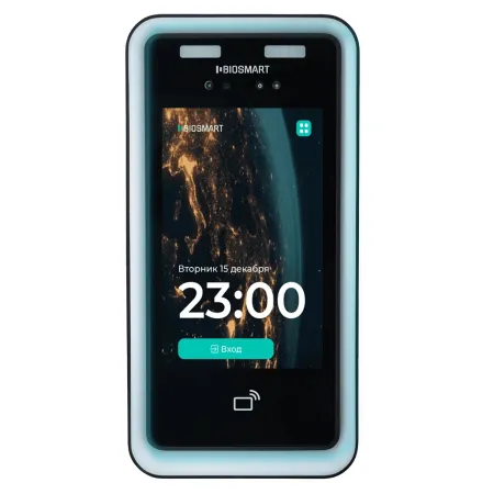 Терминал биометрический BioSmart Quasar 7 MFR распознавание лица и карт