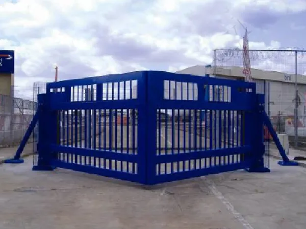 Противотаранные ворота Forpost-6000У распашные, 3-5 метров