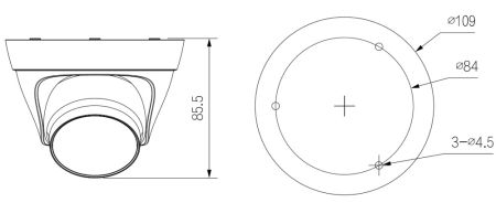 IP-видеокамера уличная 2Мп Dahua DH-IPC-HDW1239T1P-LED-0360B-S5