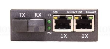 Оптический медиаконвертер Ethernet Osnovo OMC-100-21S5a до 20 км