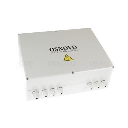 Уличный PoE коммутатор Gigabit Ethernet Osnovo SW-80402-W(port 60W) на 6 портов