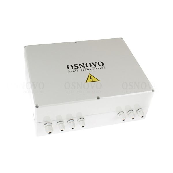 Уличный PoE коммутатор Gigabit Ethernet Osnovo SW-80402-W(port 60W) на 6 портов