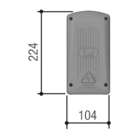 Радиодекодер 4-х канальный Came RBE4024 для внешней установки, 3000 передатчиков (806RV-0010)