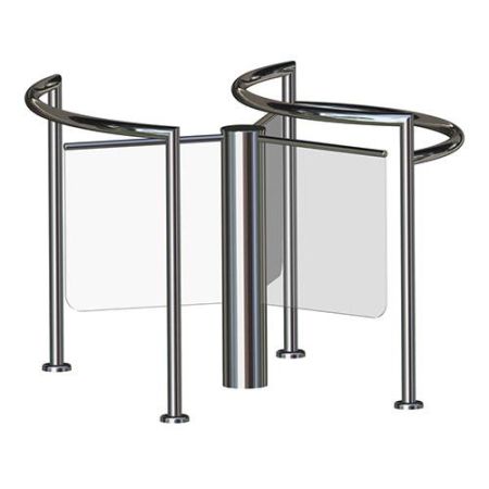 Роторный полуростовой турникет Gotschlich Gyro Transpa (6GYT3AEC)