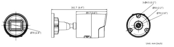Уличная IP-камера 2Мп HiWatch IPC-B022-G2/U (4 мм) с микрофоном Уличная IP-камера 2Мп HiWatch IPC-B022-G2/U (4 мм) с микрофоном
