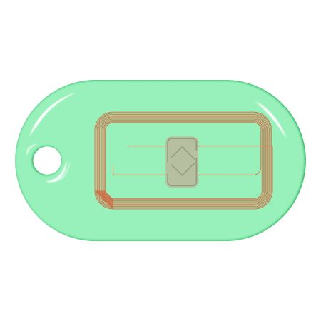 Бесконтактный RFID-брелок SMARTTAG Caramel Em-Marine, прозрачный