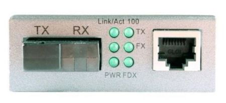 Оптический медиаконвертер Ethernet Osnovo OMC-100-11S5a до 20 км