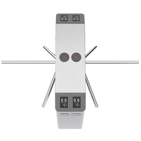 Тумбовый двухпроходной турникет-трипод Блокпост ТМБ 1200