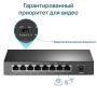 Коммутатор настольный 8-портовый TP-Link TL-SF1008P с 4 портами PoE плюс