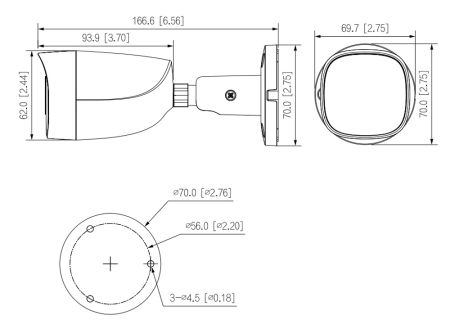 Уличная HD-CVI видеокамера 5Мп Dahua DH-HAC-HFW1500CMP-IL-A-0280B-S2
