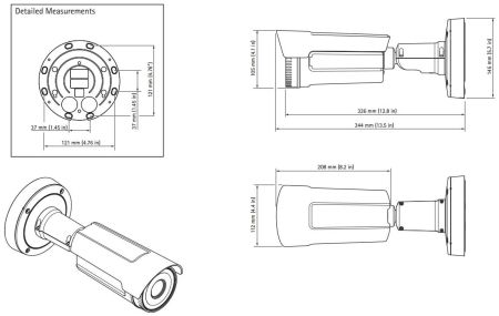 Тепловизионная уличная камера Axis Q1941-E (7 мм)