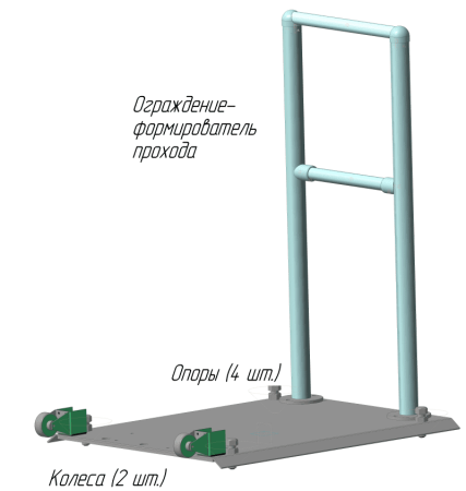 Калитка на мобильной платформе автоматическая двухсторонняя уличная Ростов-Дон АК160 НЕРЖ Калитка на мобильной платформе автоматическая двухсторонняя уличная Ростов-Дон АК160 НЕРЖ