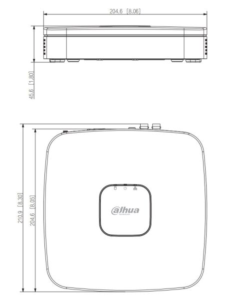 4-канальный HDCVI-видеорегистратор 4K Dahua DH-XVR5104C-4KL-I3 с распознаванием лиц 4-канальный HDCVI-видеорегистратор 4K Dahua DH-XVR5104C-4KL-I3 с распознаванием лиц