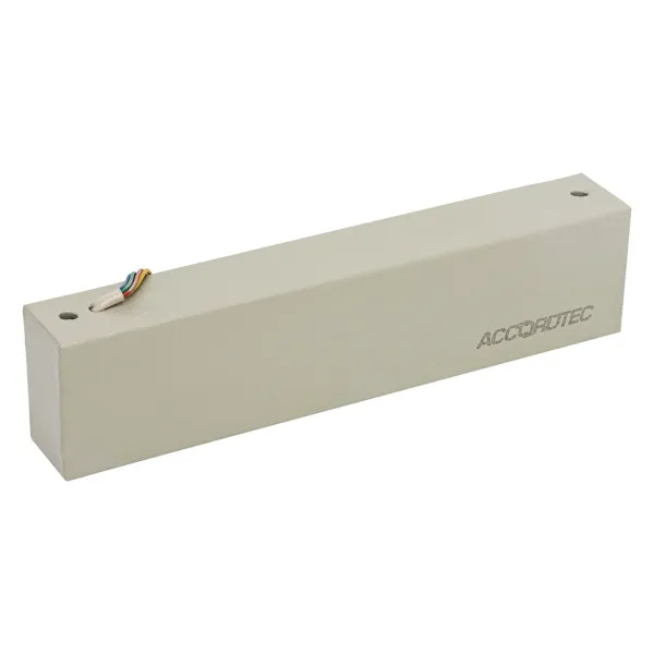 Электромагнитный замок ML-295 K-2 с уголком и датчиком Холла, серый