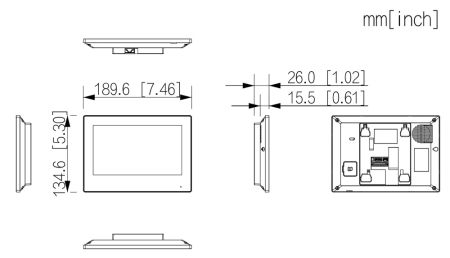 IP-видеодомофон сенсорный 7" Dahua DHI-VTH5321GB-W, на Android