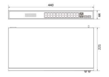 Интеллектуальный управляемый 24-портовый PoE-коммутатор HikVision DS-3E1326P-EI