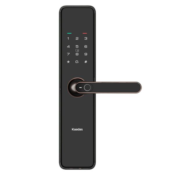 Электронный биометрический замок Kaadas S500-5W Black, Wi-Fi, врезной
