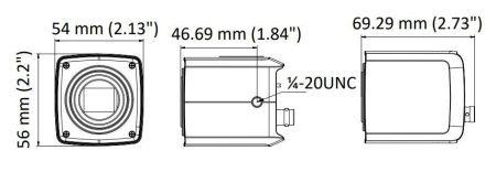 HD-TVI видеокамера 2Мп HikVision DS-2CC12D8T-AMM