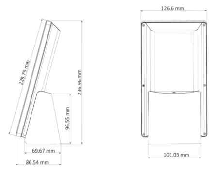 Биометрический терминал доступа HikVision DS-K5671-ZH для установки на турникет