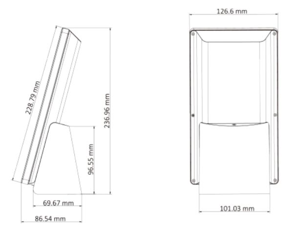 Биометрический терминал доступа HikVision DS-K5671-ZH для установки на турникет