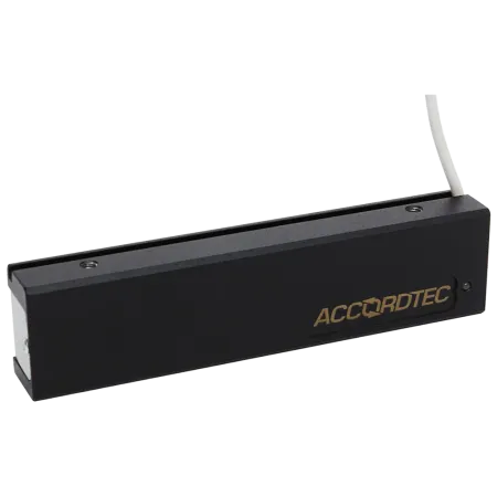 Электромагнитный замок AccordTec ML-200K-3 Premium Black с уголком