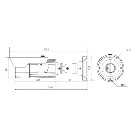 IP-видеокамера 8Мп Rubezh RV-3NCT8165 (3.6-10)