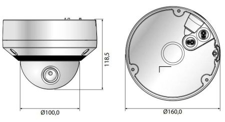 Антивандальная сетевая IP-видеокамера 2Мп Wisenet XNV-6080R (2.8-12 мм) Антивандальная сетевая IP-видеокамера 2Мп Wisenet XNV-6080R (2.8-12 мм)