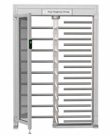 Турникет полноростовой 4-х лопастной со стеклом Ростов-Дон ПР1ЛС/4М2