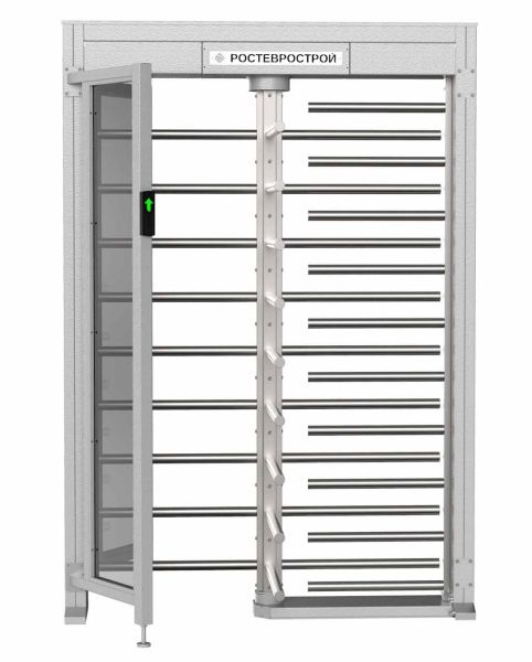 Турникет полноростовой 4-х лопастной со стеклом Ростов-Дон ПР1ЛС/4М2