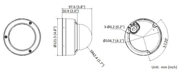 Уличная IP-камера ColorVu 8Мп Hikvision DS-2CD2187G2-LSU(C) (2.8 мм) с AcuSense и LED-подсветкой до 30м