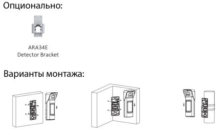Беспроводной PIR и СВЧ детектор Dahua DHI-ARD2251E-W2(868V)