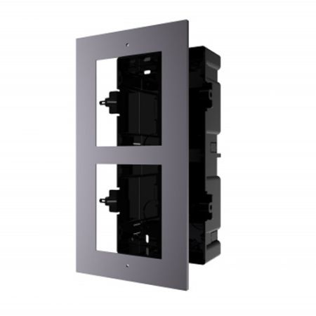 Врезная монтажная рама на 2 модуля HikVision DS-KD-ACF2/Plastic