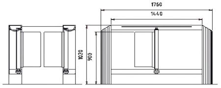 Сенсорный барьер dormakaba Argus HSB-E02, 2 прохода Сенсорный барьер dormakaba Argus HSB-E02, 2 прохода