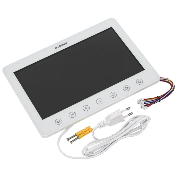 Монитор видеодомофона AccordTec AT-VD 100C/SD WH