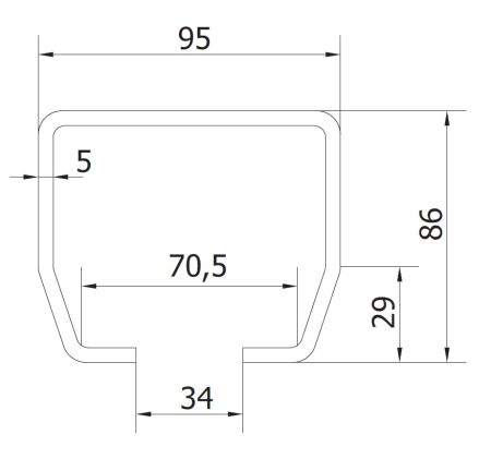Набор консольных систем Came M-700 KIT для откатных ворот до 700 кг Набор консольных систем Came M-700 KIT для откатных ворот до 700 кг