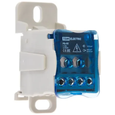 Распределительный блок TDM на DIN-рейку РБ-80 (SQ0823-0001)