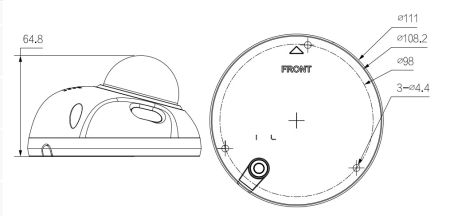 IP-видеокамера уличная 2Мп Dahua DH-IPC-HDBW3241FP-AS-0210B-S2 с микрофоном