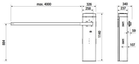 Комплект шлагбаума Came GARD GLT combo KIT