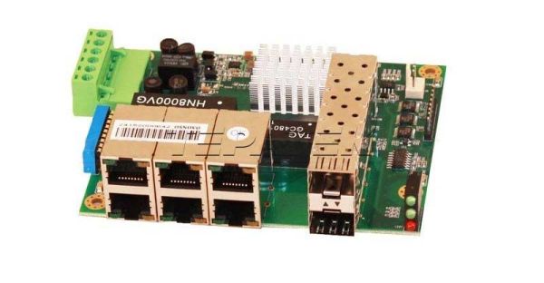 Бескорпусной неуправляемый промышленный PoE коммутатор Osnovo SW-50602/I-P на 8 портов