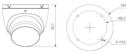 Уличная HD-CVI видеокамера 4K Dahua DH-HAC-HDW1800TLMP-A-0280B Уличная HD-CVI видеокамера 4K Dahua DH-HAC-HDW1800TLMP-A-0280B