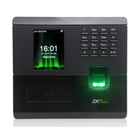 Биометрический терминал учёта рабочего времени ZKTeco MB10[ID] по лицу, отпечатку и карте EM-Marine