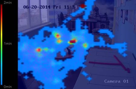 Модуль анализа движения посетителей в кадре Trassir Kinetic Map