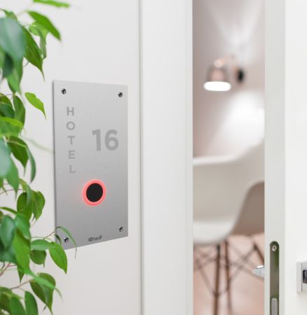 Бесконтактный дверной звонок Bas-IP SH-46T Silver