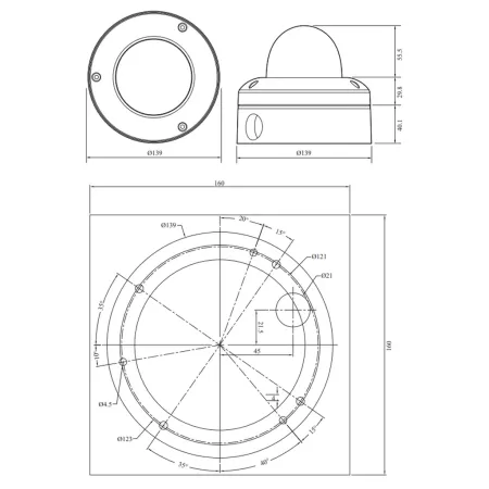 IP-видеокамера 2Мп Rubezh RV-3NCD2165-I1 (2.8-12)