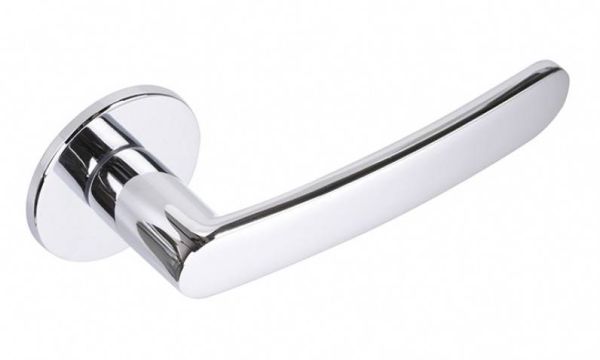 Ручка дверная Abloy Polar 6/002 Ms Cr (60-80 мм), латунь хромированная