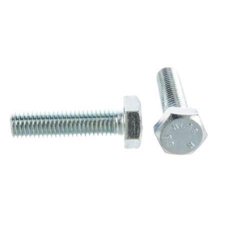 Болт М10х40 DIN 933 с шестигранной головкой, оцинкованный