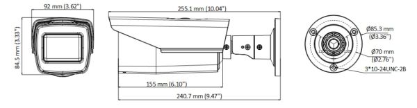Уличная HD-TVI видеокамера 5Мп HiWatch DS-T506(D) (2.7-13.5 мм)
