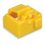 Заглушка на порты RG45 Siemon LockIT LL-05, желтая (упаковка 10 шт., 1 ключ)
